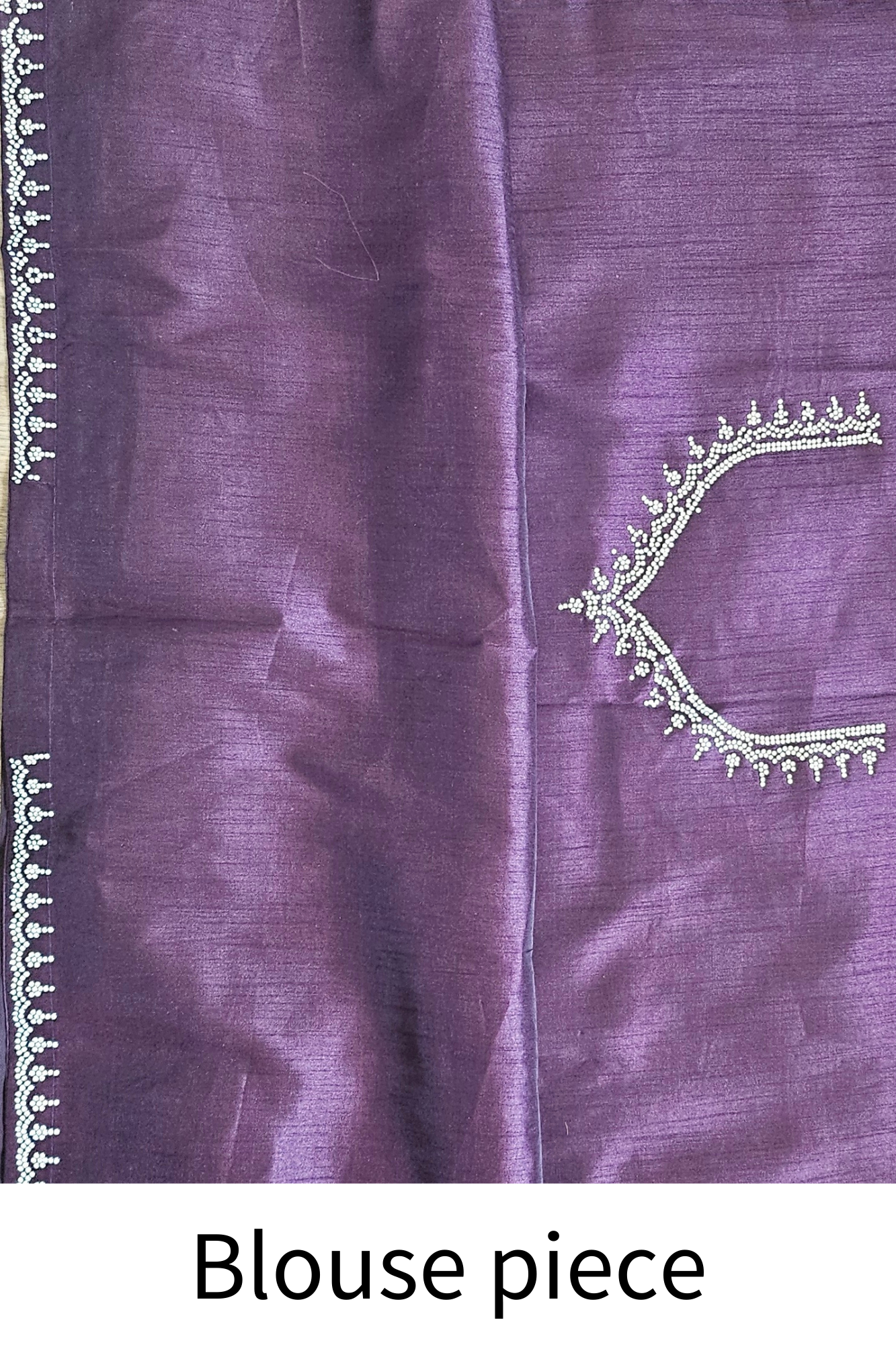 Dark Plum Brasso Saree